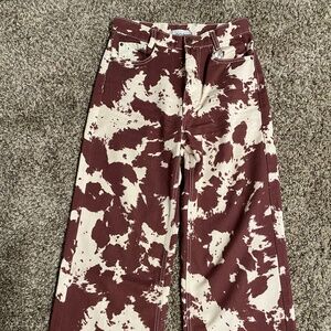 Urban Outfitters BDG Cow Print Pants Sz 27